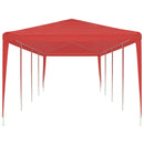 Party Tent Rød 1200 x 300 x 255 cm PE og stål