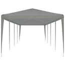 Party Tent Lysegrå 1200 x 300 x 255 cm PE og stål