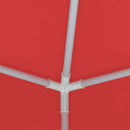 Party Tent Rød 200 x 200 x 240 cm PE og stål