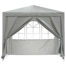 Party Tent Lysegrå 250 x 250 x 240 cm PE og stål