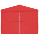 Party Tent 300 x 300 x 255 cm Rød PE og stål