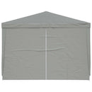 Party Tent 300 x 300 x 255 cm Lysegrå PE og stål