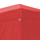 Party Tent 900 x 300 x 255 cm Rød PE og stål