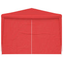 Party Tent 900 x 300 x 255 cm Rød PE og stål
