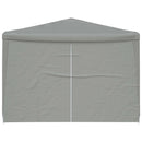 Party Tent 1200 x 300 x 255 cm Lysegrå PE og stål