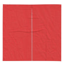 Festasidevæg 2 pcs Rød 200 x 195 cm PE og stål
