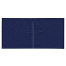 Festasidevæg 2 pcs Blå 400 x 195 cm PE og stål