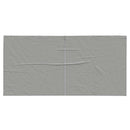 Festasidevæg 2 pcs Lysegrå 400 x 195 cm PE og stål