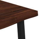Dining table med live edge 120 x 80 x 75 cm Massivt Akacietræ