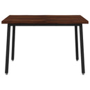 Dining table med live edge 120 x 80 x 75 cm Massivt Akacietræ
