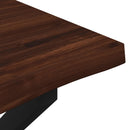 Dining table med live edge 120 x 80 x 75 cm Massivt Akacietræ