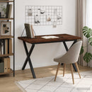 Dining table med live edge 120 x 80 x 75 cm Massivt Akacietræ