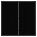 Have møbel sæt 5 pcs Sort og Anthracit 80 x 80 x 73 cm