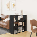 Boghylde Sort eg 100 x 33 x 94,5 cm Konstrueret træ