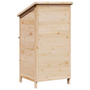 Have Skur Naturfarvet 59,5 x 56 x 113,5 cm Massivt Fyrretræ