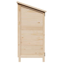 Have Skur Naturfarvet 59,5 x 56 x 113,5 cm Massivt Fyrretræ