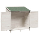 Have Skur Hvid 106 x 56 x 113,5 cm Massivt Fyrretræ