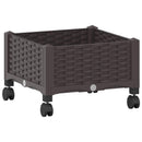 Havekrukke med hjul Brun 40 x 40 x 29 cm PP