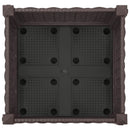 Havekrukke med hjul Brun 40 x 40 x 29 cm PP