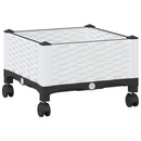 Havekrukke med hjul Hvid 40 x 40 x 33 cm PP