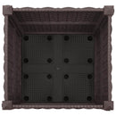 Havekrukke med hjul Brun 40 x 40 x 44 cm PP