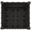 Havekrukke med hjul Sort 40 x 40 x 44 cm PP