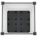 Havekrukke med hjul Hvid 40 x 40 x 48 cm PP