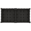 Havekrukke med hjul Sort 80 x 40 x 29 cm PP