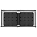 Havekrukke med hjul Hvid 80 x 40 x 33 cm PP