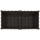 Havekrukke med hjul Sort 80 x 40 x 44 cm PP