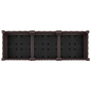 Havekrukke med hjul Brun 120 x 40 x 29 cm PP
