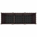 Havekrukke med hjul Brun 120 x 40 x 44 cm PP