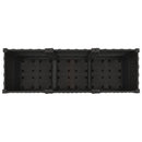 Havekrukke med hjul Sort 120 x 40 x 44 cm PP