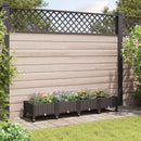 Havekrukke med hjul Brun 160 x 40 x 29 cm PP