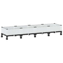 Havekrukke med hjul Hvid 160 x 40 x 33 cm PP