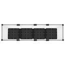 Havekrukke med hjul Hvid 160 x 40 x 48 cm PP