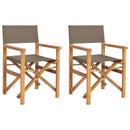 Direktørstol 100% Polyester Solid-Teak