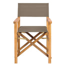 Direktørstol 100% Polyester Solid-Teak