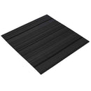 Tæppeflise Stripet Lysegrå 50 x 50 cm 20 stk. PP og Bitumen