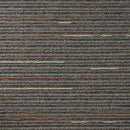 Tæppeflise Stribet Mørkebrun 50 x 50 cm 20 stk. PP og Bitumen