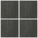 Tæppeflise Stribet Lys Grøn 50 x 50 cm 4 stk. PP og Bitumen