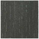 Tæppeflise Stribet Lys Grøn 50 x 50 cm 36 stk. PP og Bitumen