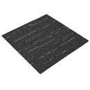 Tæppeflise Stribet Sort 50 x 50 cm 36 stk. PP og Bitumen