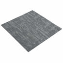 Tæppeflise Betongrå 50 x 50 cm 4 stk. PP og Bitumen