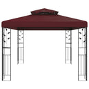 Pavillon 3,97 x 2,96 x 2,68 m Vinrød Polyester og Stål
