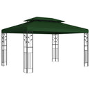Pavillon 3,97 x 2,96 x 2,68 m Grøn Polyester og Stål
