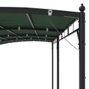 Pavillon 6 x 3 x 2,55 m Grøn Stof og aluminium 180 gsm