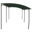 Pavillon 6 x 3 x 2,55 m Grøn Stof og aluminium 180 gsm