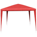 Party Tent 400 x 300 x 255 cm Rød PE og stål