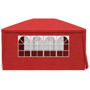 Party Tent 400 x 300 x 255 cm Rød PE og stål